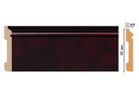 Плинтус напольный из дюрополимера Decomaster D005-62ДМ (79*13*2400мм)