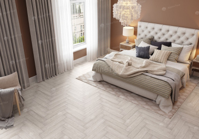 Каменно-полимерная SPC плитка Alpine Floor Parquet Light ЕСО / Паркет Лайт ЭКО 13-9 Голубой лес